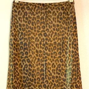 Express Leopard Print Skirt 🐆